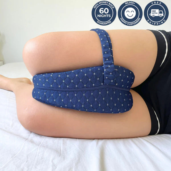 Relieviocare™ KneeAlign Pro- Orthopedic Memory Foam Knee Support Pillow for Sciatica & Hip Relief