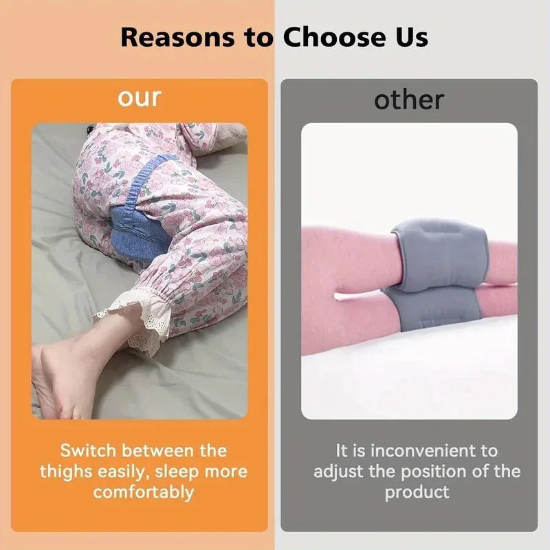 Relieviocare™ KneeAlign Pro- Orthopedic Memory Foam Knee Support Pillow for Sciatica & Hip Relief