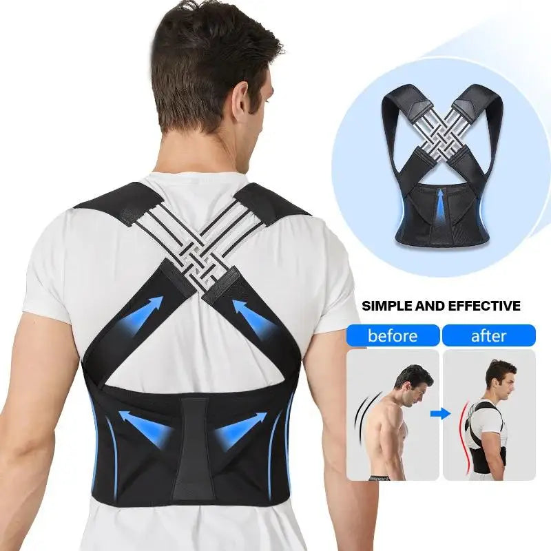 Relieviocare™ SpineAlign Pro - Adjustable Posture Corrector & Spinal & Sciatica Support Belt