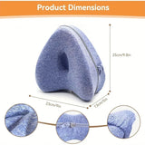 Relieviocare™ KneeAlign Pro- Orthopedic Memory Foam Knee Support Pillow for Sciatica & Hip Relief