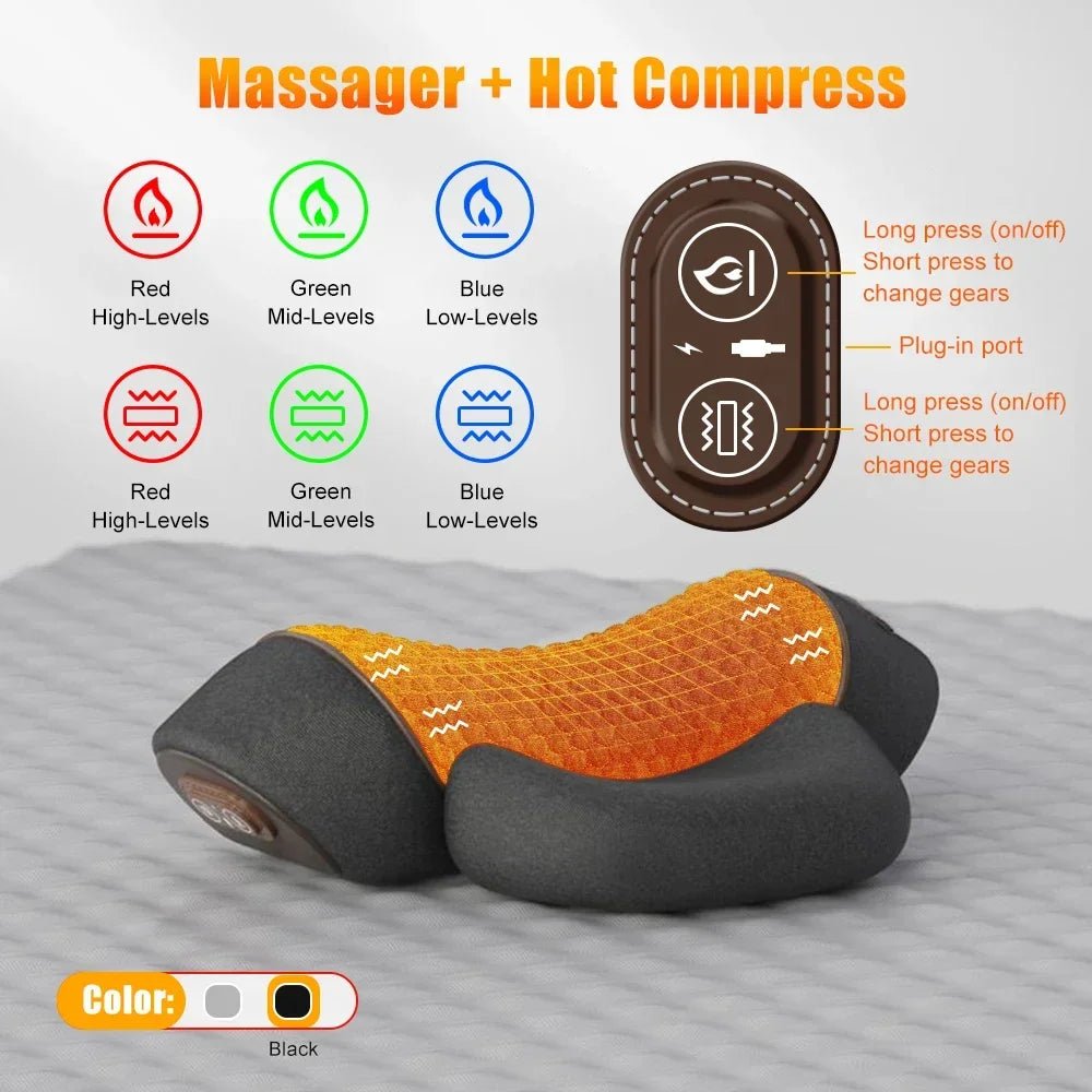 Relieviocare™ CerviRelief Pro - Advanced Cervical Support & Heat Therapy System - RelievioCare