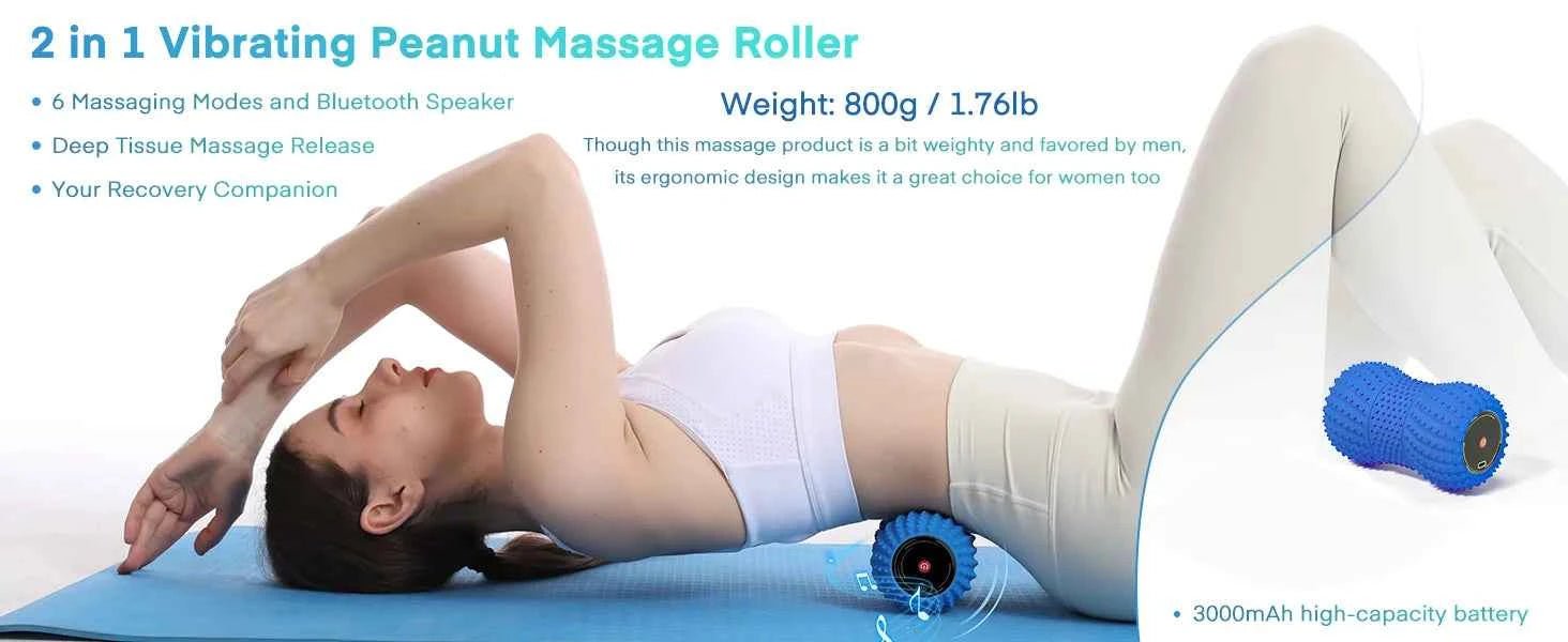 Relieviocare™ DeepPulse Roller – Advanced Vibrating Muscle Recovery System - RelievioCare