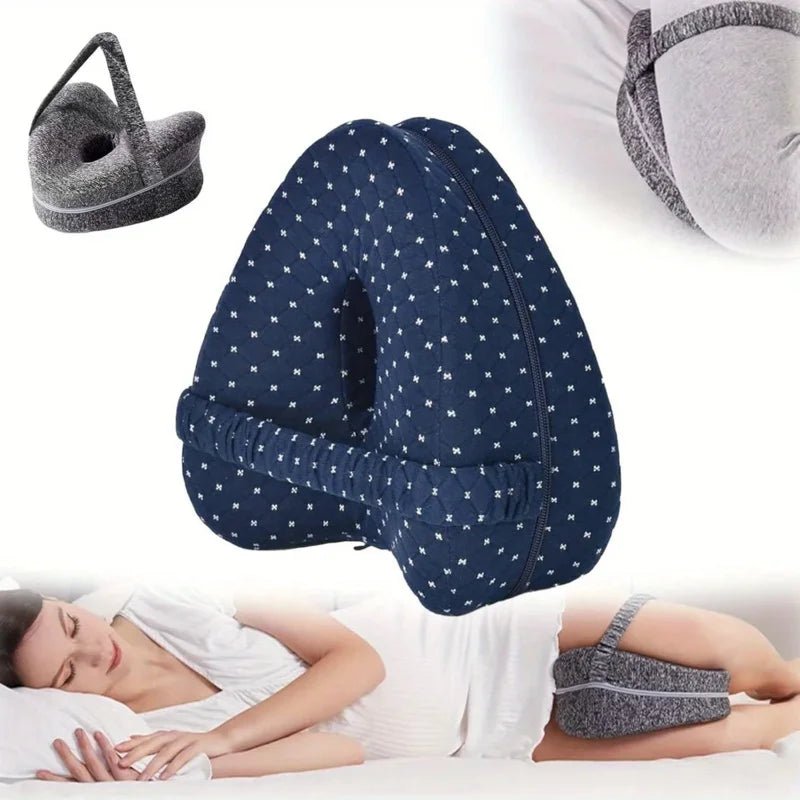Relieviocare™ KneeAlign Pro- Orthopedic Memory Foam Knee Support Pillow for Sciatica & Hip Relief - RelievioCare
