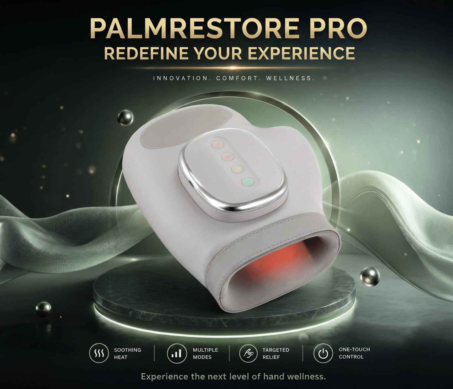 Relieviocare™ PalmRestore Pro – Advanced Hand Compression Therapy System - RelievioCare