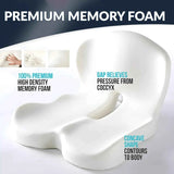 Relieviocare™ PostureAlign Pro – Advanced Memory Foam Seat & Lumbar Support System - RelievioCare