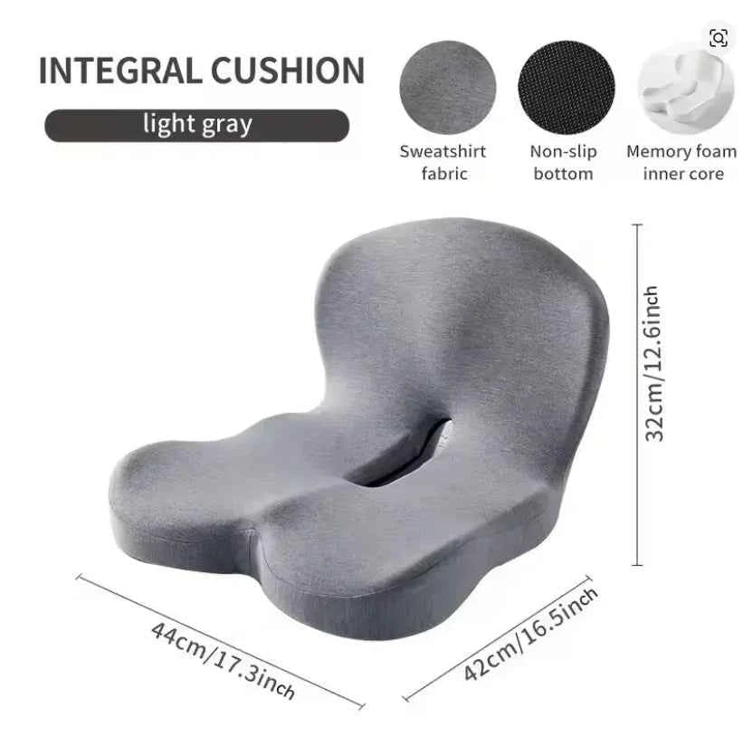 Relieviocare™ PostureAlign Pro – Advanced Memory Foam Seat & Lumbar Support System - RelievioCare