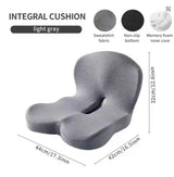 Relieviocare™ PostureAlign Pro – Advanced Memory Foam Seat & Lumbar Support System - RelievioCare