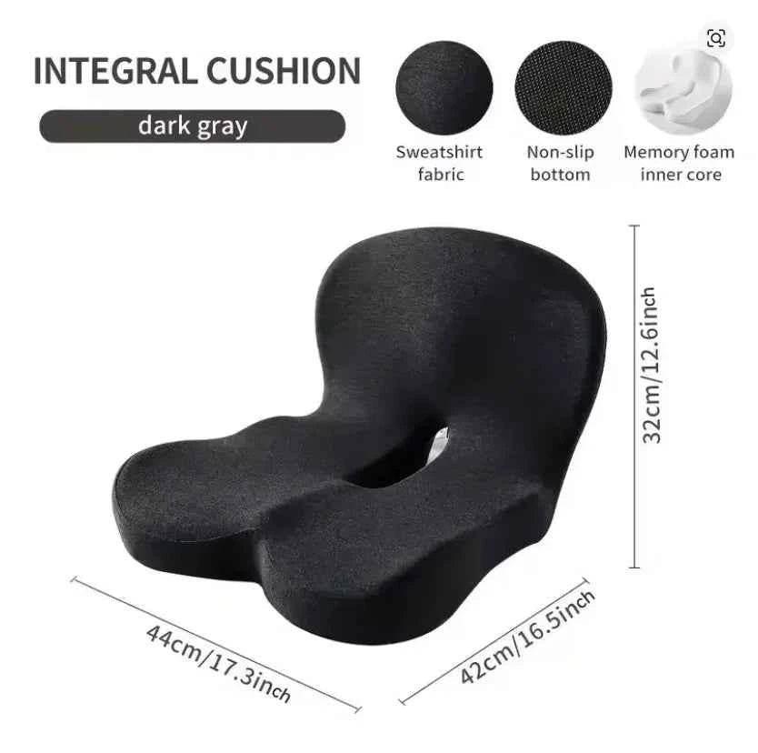 Relieviocare™ PostureAlign Pro – Advanced Memory Foam Seat & Lumbar Support System - RelievioCare