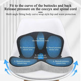 Relieviocare™ PostureAlign Pro – Advanced Memory Foam Seat & Lumbar Support System - RelievioCare