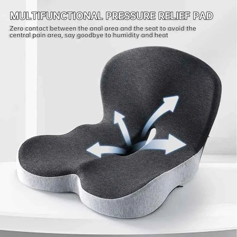 Relieviocare™ PostureAlign Pro – Advanced Memory Foam Seat & Lumbar Support System - RelievioCare