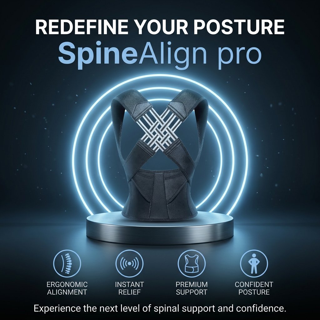 Relieviocare™ SpineAlign Pro - Adjustable Posture Corrector & Spinal & Sciatica Support Belt - RelievioCare